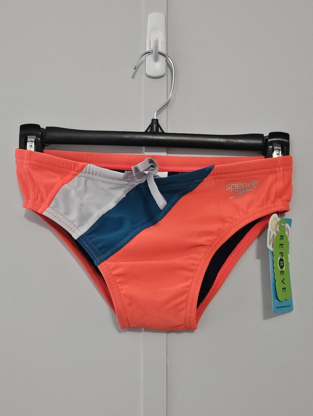 Speedo Eco Endurance Size 28 Boys Mens Swim Trunks with Elastic Drawstring Waist
